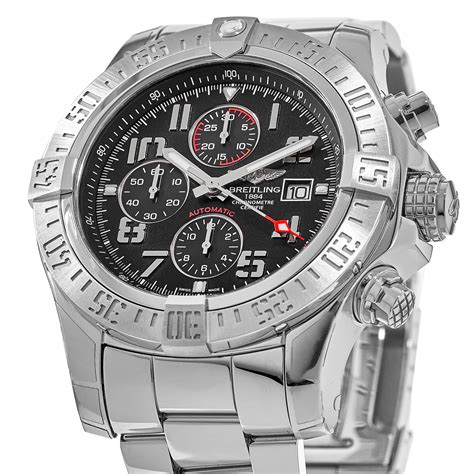 breitling super avenger ii chronograph watch|Breitling chrono avenger automatic movement.